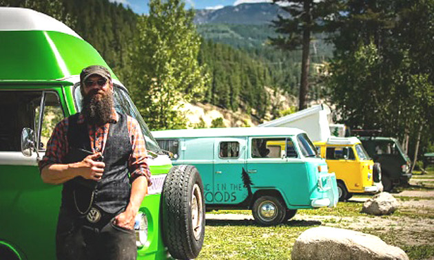 Camping in the Woods